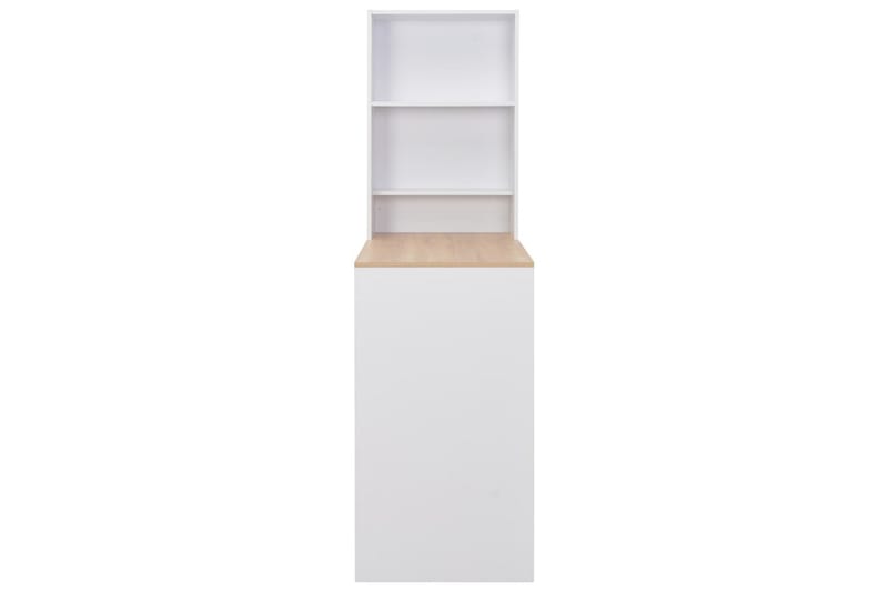 Barbord Med Skab 115 X 59 X 200 Cm Hvid - Hvid - Møbler - Borde - Barbord & ståbord