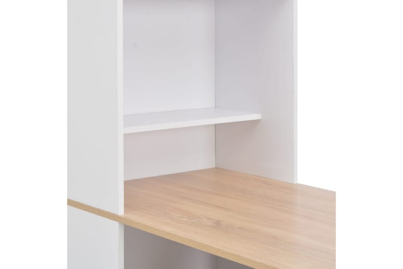 Barbord Med Skab 115 X 59 X 200 Cm Hvid - Hvid - Møbler - Borde - Barbord & ståbord