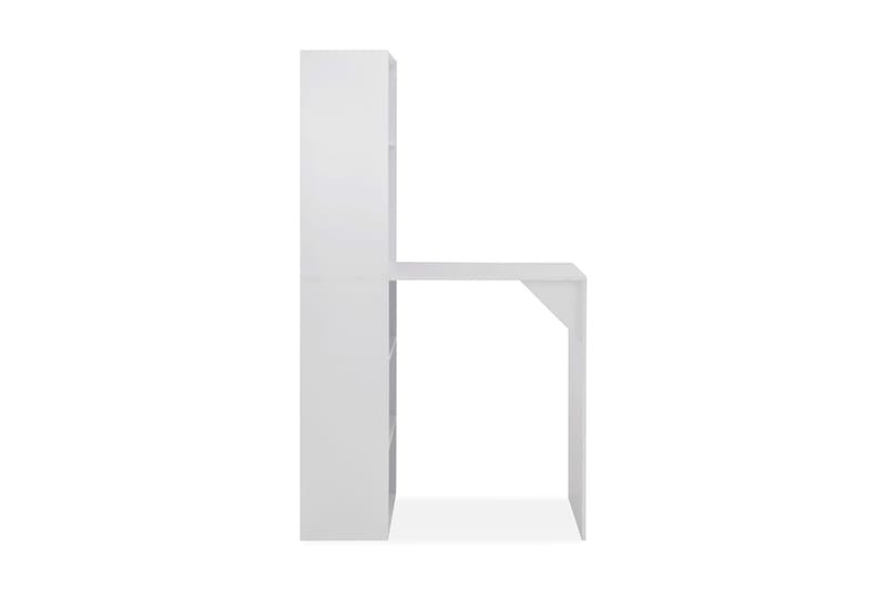 Barbord Med Skab 115 X 59 X 200 Cm Hvid - Hvid - Møbler - Borde - Barbord & ståbord