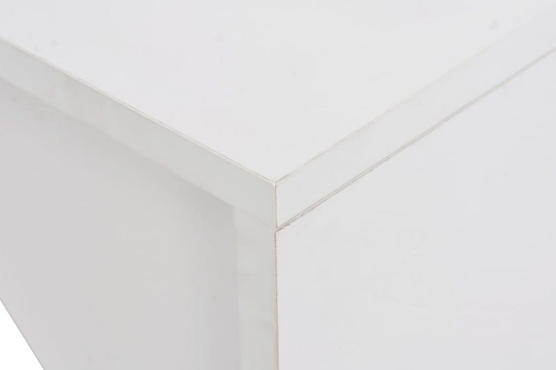 Barbord Med Skab 115 X 59 X 200 Cm Hvid - Hvid - Møbler - Borde - Barbord & ståbord