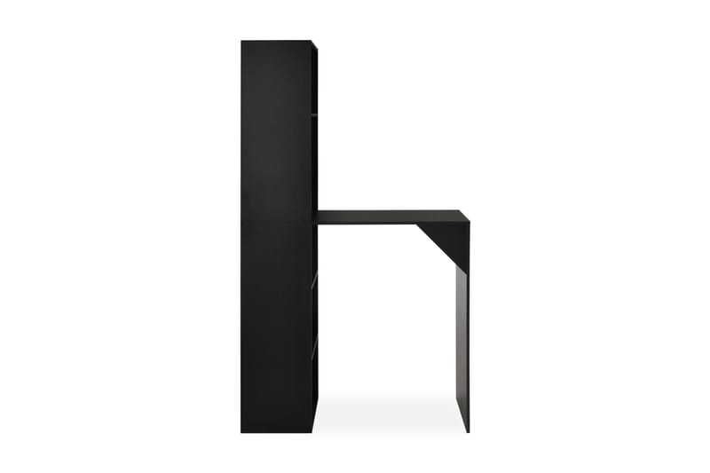 Barbord Med Skab 115 X 59 X 200 Cm Sort - Sort - Møbler - Borde - Barbord & ståbord