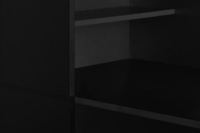 Barbord Med Skab 115 X 59 X 200 Cm Sort - Sort - Møbler - Borde - Barbord & ståbord
