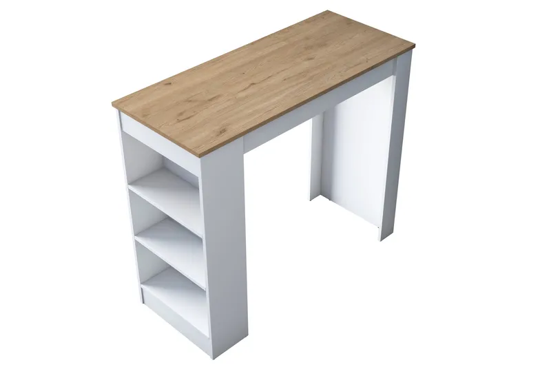 Iwao Barbord 50x120 cm Brun/Hvid, Hanah Home