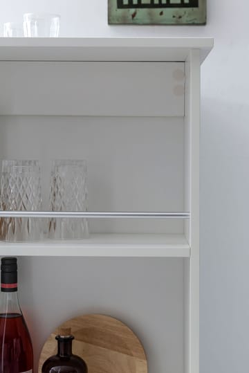 Norova Barbord 120 cm - Hvid og sølv - Møbler - Borde - Barbord & ståbord
