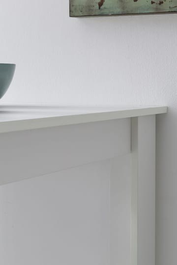 Norova Barbord 120 cm - Hvid og sølv - Møbler - Borde - Barbord & ståbord