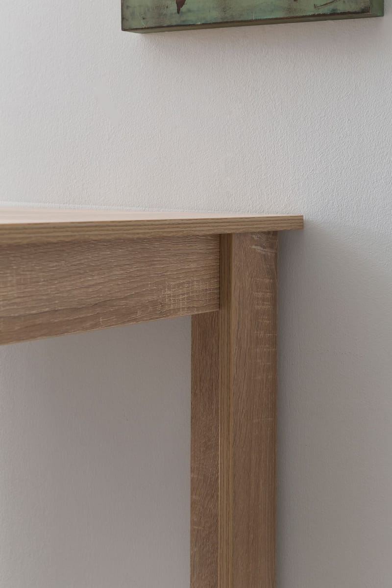 Norova Barbord 120 cm - Sonoma-eg/sølv - Møbler - Borde - Barbord & ståbord