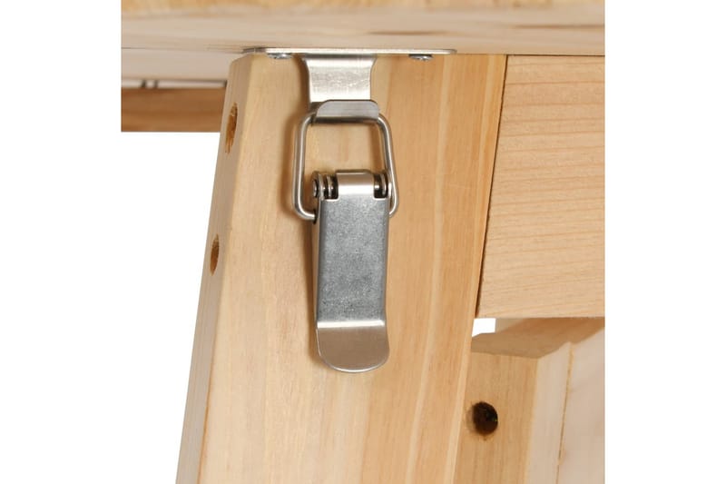 Sammenfoldeligt Barbord 78 Cm Grantræ - Brun - Møbler - Borde - Barbord & ståbord