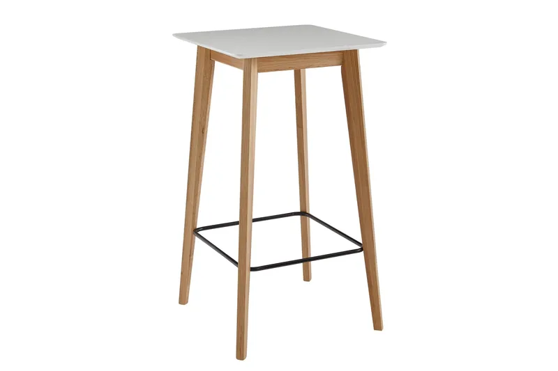 Willowdale Barbord 60 cm, Hvid / natur