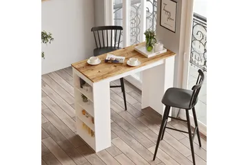 Zambasa Barbord 120 cm - Natur / hvid - Møbler - Borde - Barbord & ståbord