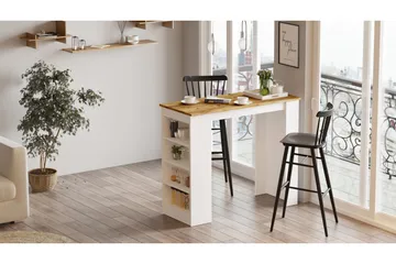 Zambasa Barbord 120 cm - Natur / hvid - Møbler - Borde - Barbord & ståbord