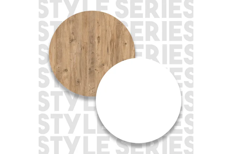 Zambasa Barbord 120 cm - Natur / hvid - Møbler - Borde - Barbord & ståbord