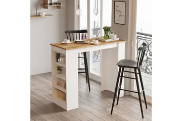 Zambasa Barbord 120 cm - Natur / hvid - Møbler - Borde - Barbord & ståbord