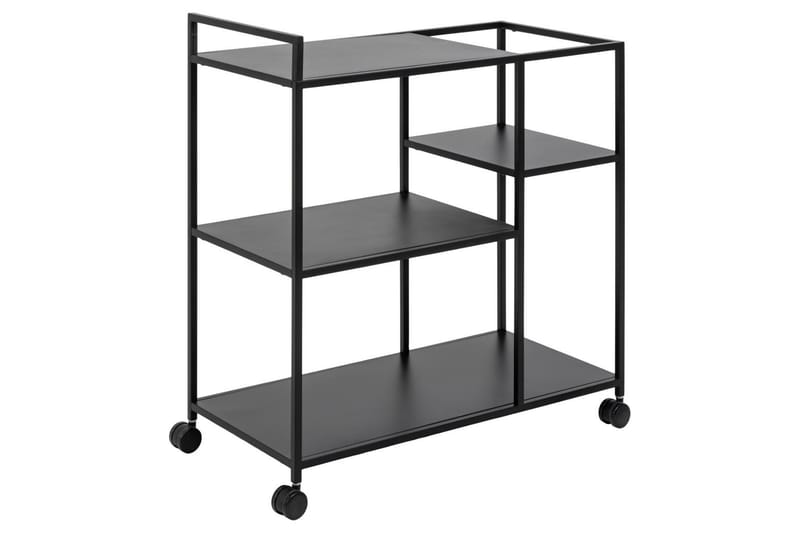 Crabtree Serveringsvogn 78x40 cm - Sort - Møbler - Borde - Barvogn & serveringsvogn - Drinkvogn