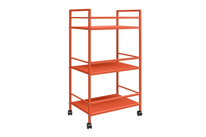 Cache Drinksvogn 43x29 cm Orange - Novogratz - Møbler - Borde - Barvogn & serveringsvogn - Drinkvogn