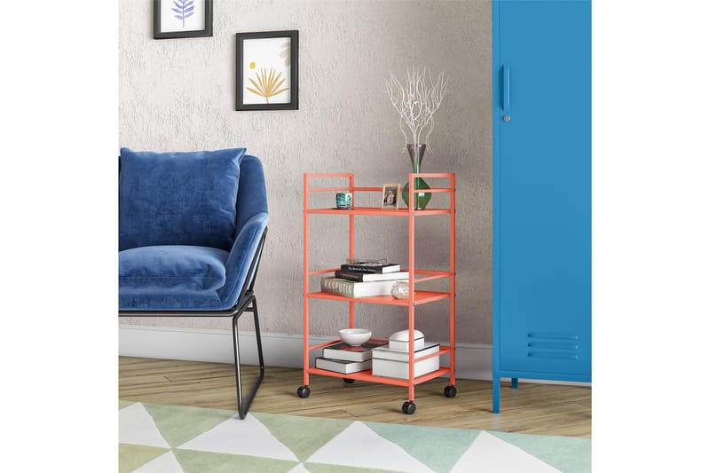 Cache Drinksvogn 43x29 cm Orange - Novogratz - Møbler - Borde - Barvogn & serveringsvogn - Drinkvogn