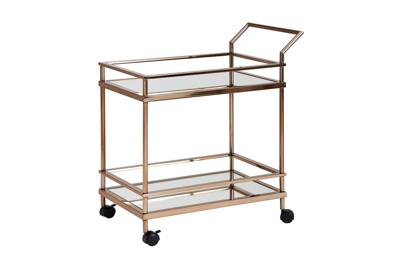 Yopps Drikkevogn 65x45 cm - Guld - Møbler - Borde - Barvogn & serveringsvogn - Drinkvogn