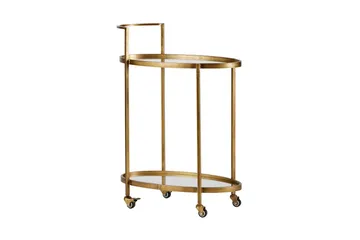 Zemuly rullevogn 67 cm - Antik messing - Møbler - Borde - Barvogn & serveringsvogn - Drinkvogn