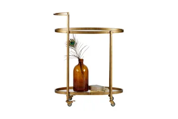 Zemuly rullevogn 67 cm - Antik messing - Møbler - Borde - Barvogn & serveringsvogn - Drinkvogn