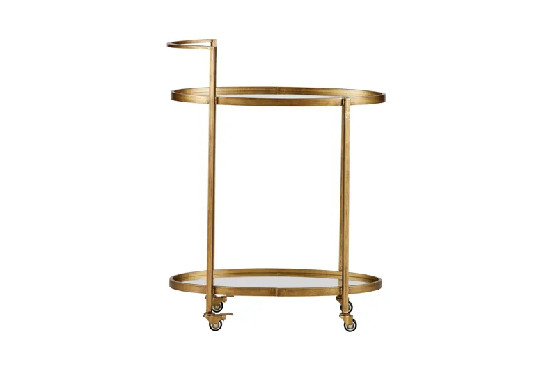 Zemuly rullevogn 67 cm - Antik messing - Møbler - Borde - Barvogn & serveringsvogn - Drinkvogn