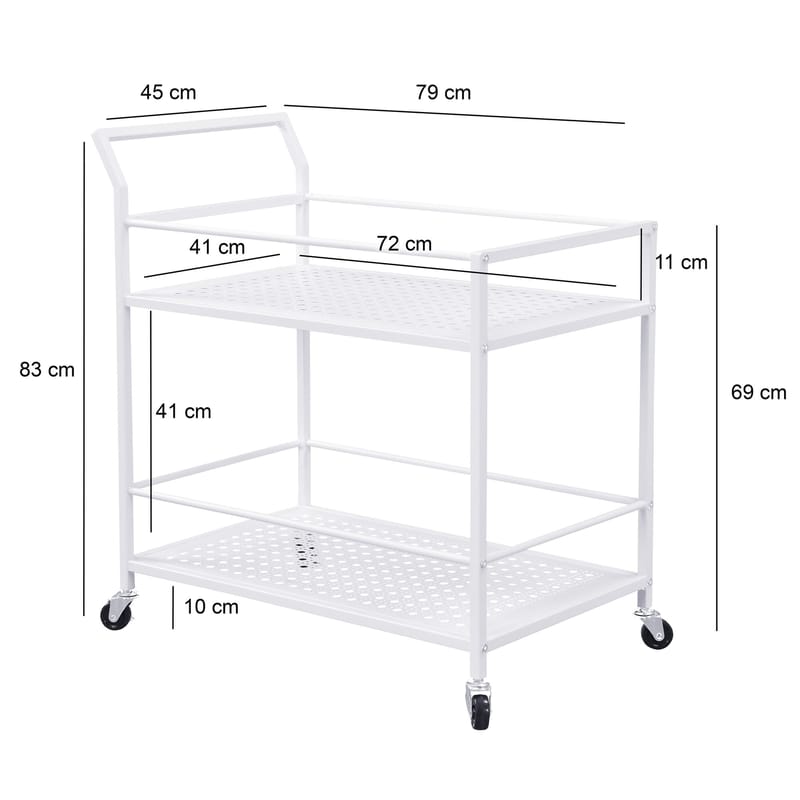 Fenino serveringsvogn 79 cm - Mathvid - Møbler - Borde - Barvogn & serveringsvogn - Drinkvogn