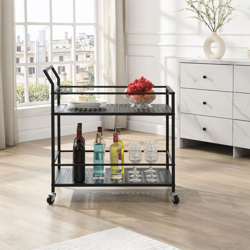 Fenino serveringsvogn 79 cm - Matsort - Møbler - Borde - Barvogn & serveringsvogn - Drinkvogn