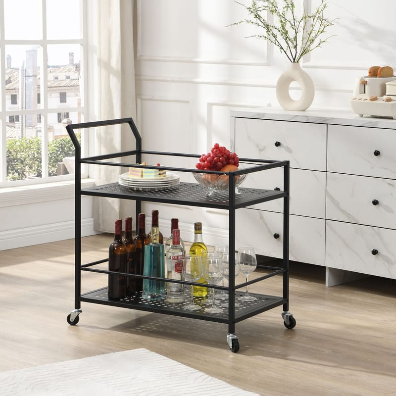 Fenino serveringsvogn 79 cm - Matsort - Møbler - Borde - Barvogn & serveringsvogn - Drinkvogn
