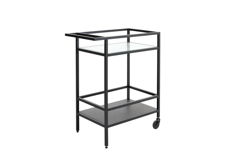 Gunnolf Barvogn 70x42 cm Rektangulært, Sort