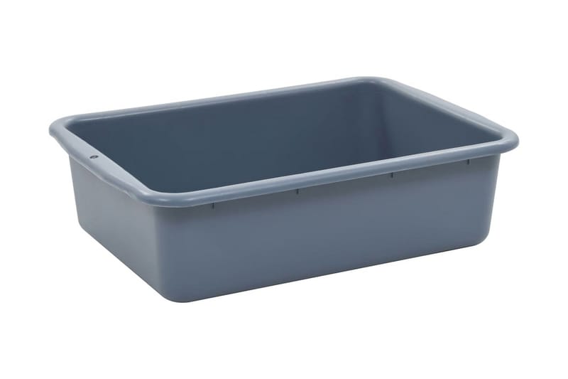 Køkkenvogn Med Plastikbeholdere 87 X 43,5 X 92 Cm - Sølv - Møbler - Borde - Barvogn & serveringsvogn - Køkkenvogn