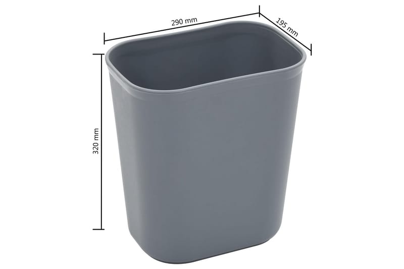 Køkkenvogn Med Plastikbeholdere 87 X 43,5 X 92 Cm - Sølv - Møbler - Borde - Barvogn & serveringsvogn - Køkkenvogn