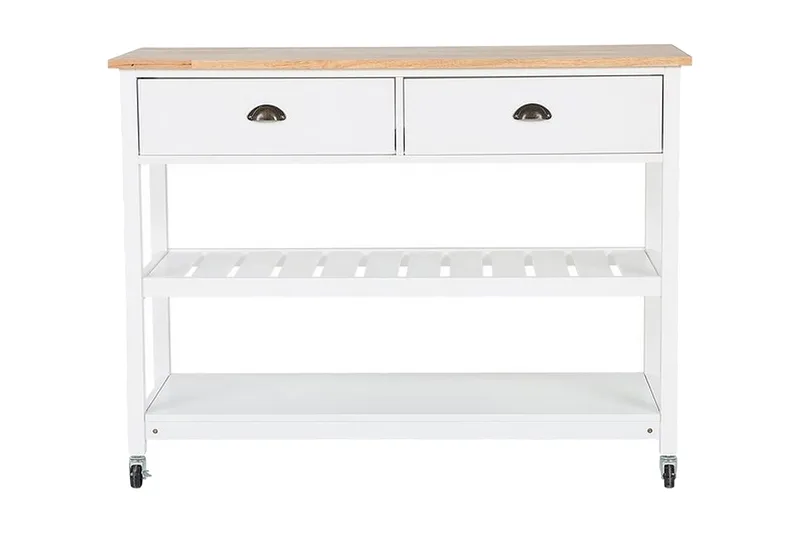 Navarino serveringsvogn 48 | 120 cm, Hvid