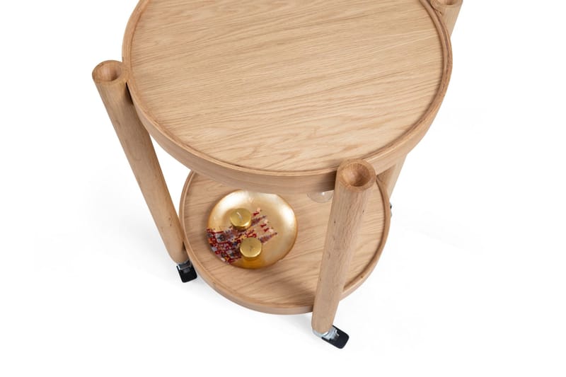 Servicebord Wallxpert Clover (50 x 70 x 50 cm) Eg - Eg - Møbler - Borde - Barvogn & serveringsvogn - Drinkvogn