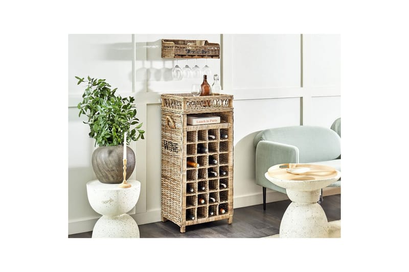 Vinskab Basira - Møbler - Borde - Barvogn & serveringsvogn - Drinkvogn