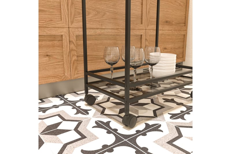 Vortex Serveringsvogn 60x35 cm - Sort - Møbler - Borde - Barvogn & serveringsvogn - Drinkvogn
