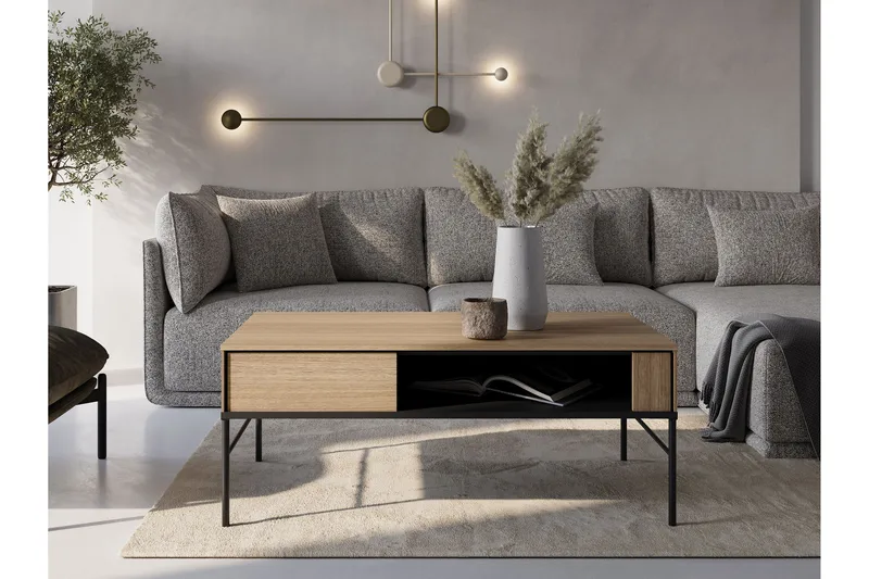 Basici Sofabord 110 cm - Brun - Møbler - Borde - Sofabord