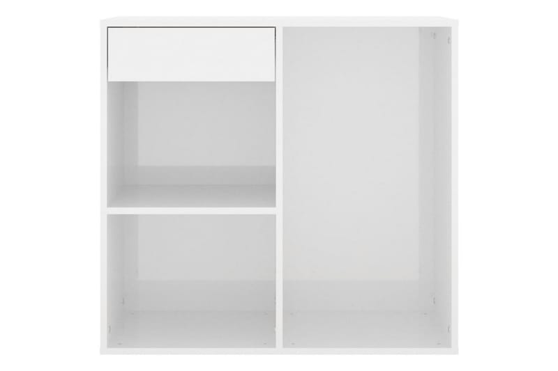 beBasic badeværelsesskab 80x40x75 cm konstrueret træ hvid højglans - Hvid - Møbler - Borde - Sminkebord & konsolbord