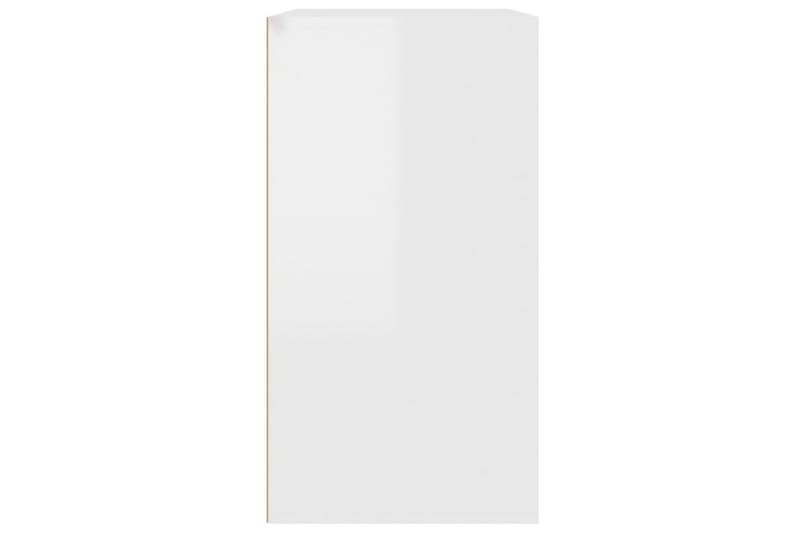 beBasic badeværelsesskab 80x40x75 cm konstrueret træ hvid højglans - Hvid - Møbler - Borde - Sminkebord & konsolbord
