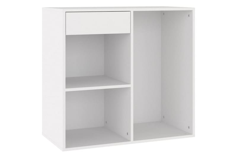 beBasic badeværelsesskab 80x40x75 cm konstrueret træ hvid - Hvid - Sminkebord & konsolbord