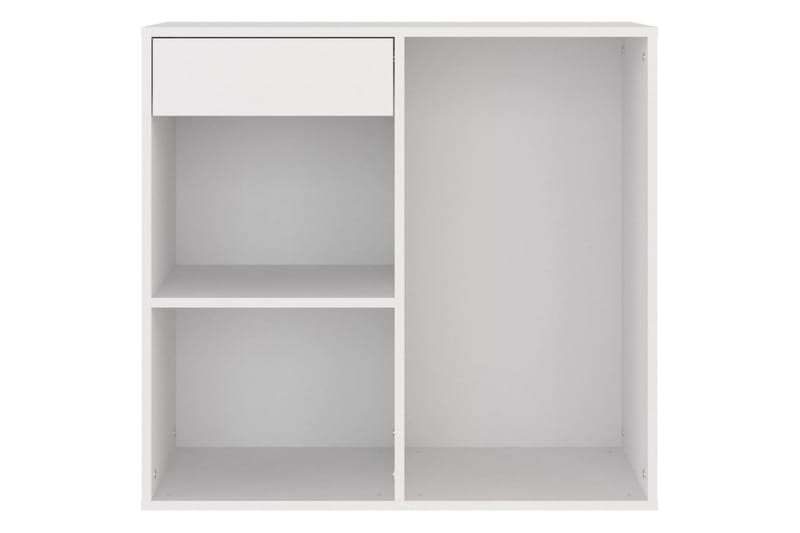 beBasic badeværelsesskab 80x40x75 cm konstrueret træ hvid - Hvid - Sminkebord & konsolbord