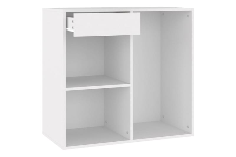 beBasic badeværelsesskab 80x40x75 cm konstrueret træ hvid - Hvid - Møbler - Borde - Sminkebord & konsolbord