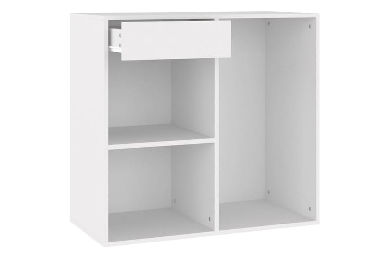 beBasic badeværelsesskab 80x40x75 cm konstrueret træ hvid - Hvid - Sminkebord & konsolbord