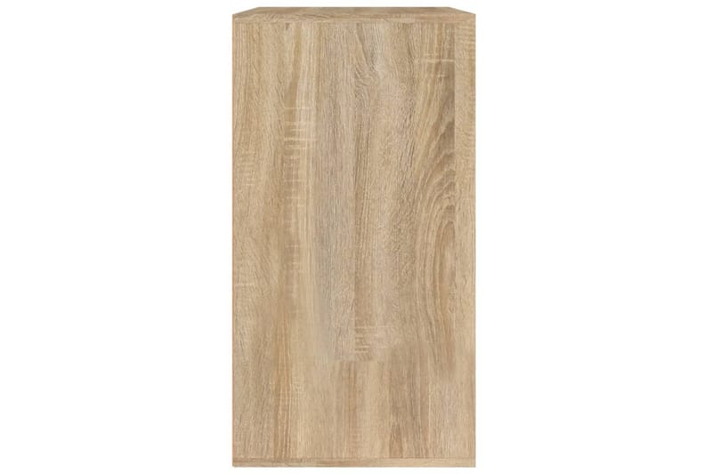 beBasic badeværelsesskab 80x40x75 cm konstrueret træ sonoma-eg - Brun - Møbler - Borde - Sminkebord & konsolbord