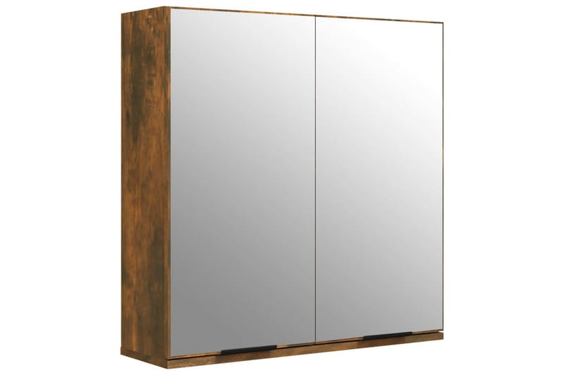 beBasic badeværelsesskab med spejl 64x20x67 cm røget egetræsfarve - Brun - Sminkebord & konsolbord