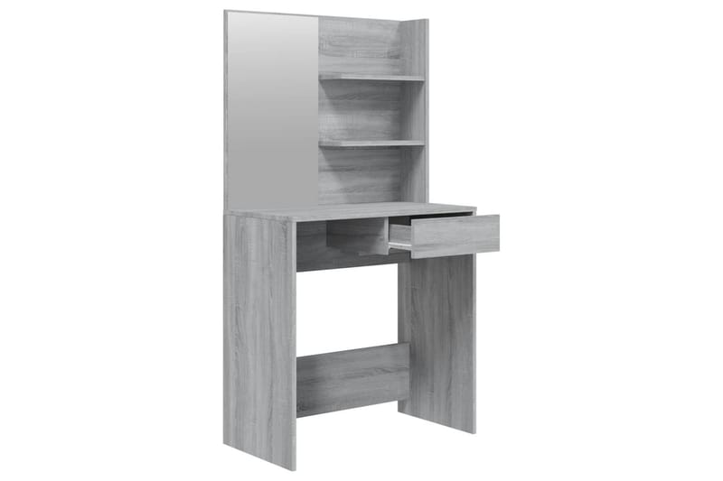 beBasic konsolbordsæt 74,5x40x141 cm grå sonoma-eg - GrÃ¥ - Møbler - Borde - Sminkebord & konsolbord