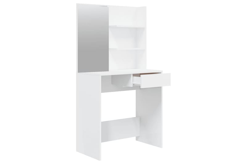 beBasic konsolbordsæt 74,5x40x141 cm hvid højglans - Hvid - Møbler - Borde - Sminkebord & konsolbord