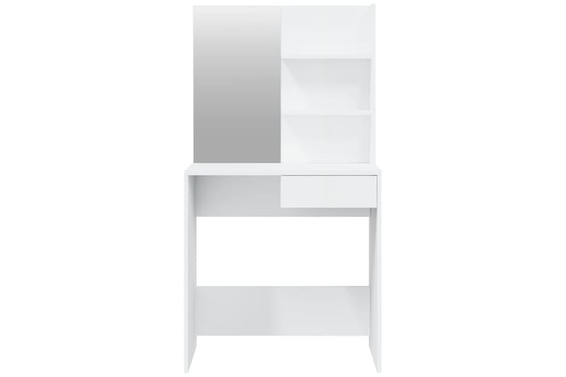 beBasic konsolbordsæt 74,5x40x141 cm hvid højglans - Hvid - Møbler - Borde - Sminkebord & konsolbord