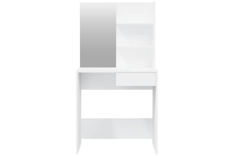 beBasic konsolbordsæt 74,5x40x141 cm hvid - Hvid - Sminkebord & konsolbord