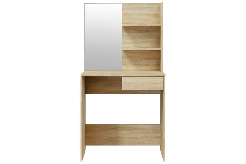 beBasic konsolbordsæt 74,5x40x141 cm sonoma-eg - Brun - Møbler - Borde - Sminkebord & konsolbord
