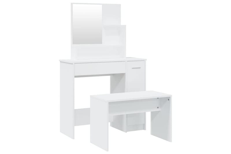beBasic konsolbordsæt 86,5x35x136 cm hvid - Hvid - Møbler - Borde - Sminkebord & konsolbord