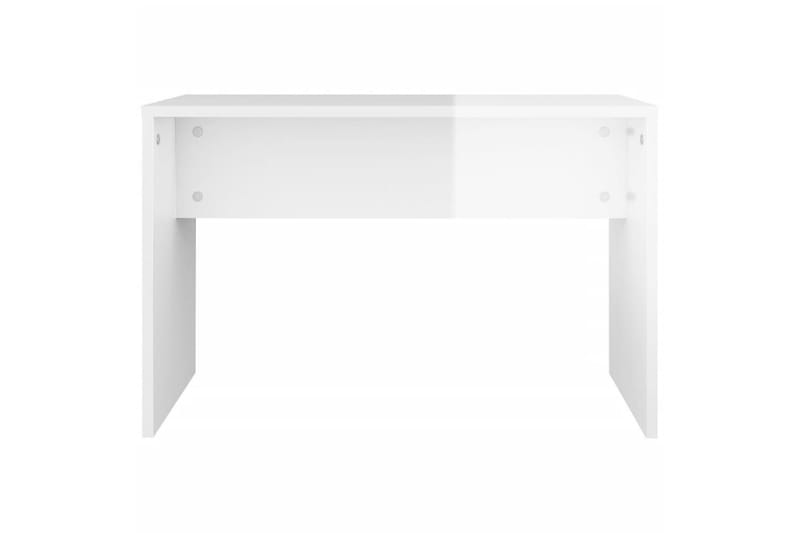 beBasic konsolbordsæt 96x40x142 cm hvid højglans - Hvid - Sminkebord & konsolbord
