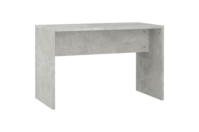 beBasic makeupbordssæt med LED-lys konstrueret træ betongrå - GrÃ¥ - Møbler - Borde - Sminkebord & konsolbord